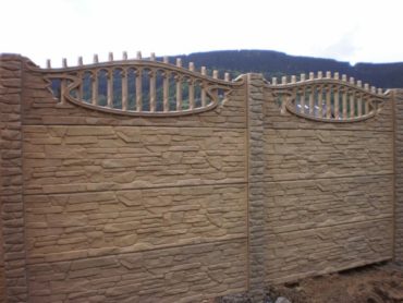 Nový vzor betonového plotu